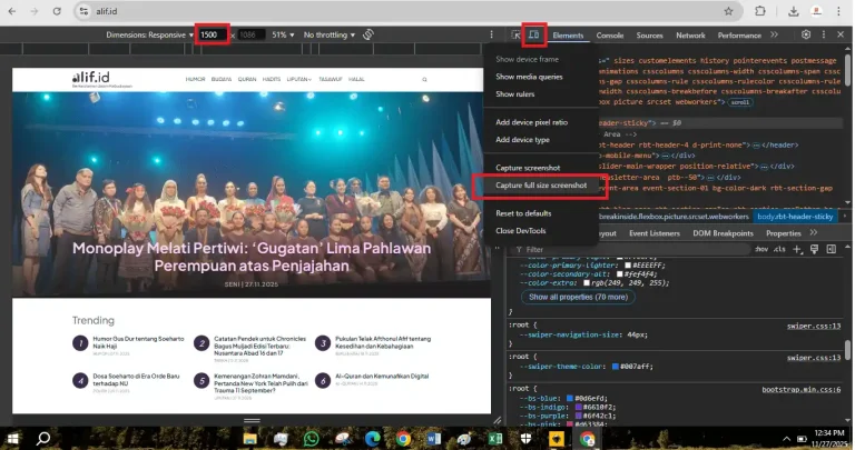 Cara Screenshoot Panjang di Laptop/ PC
